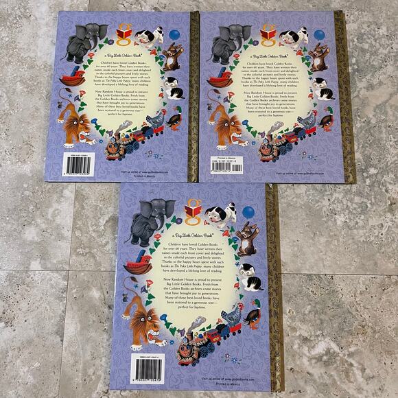 A Little Golden Book Collection Scuffy Pokky Little Puppy & Fire Engine 03 Books - Picture 3 of 3